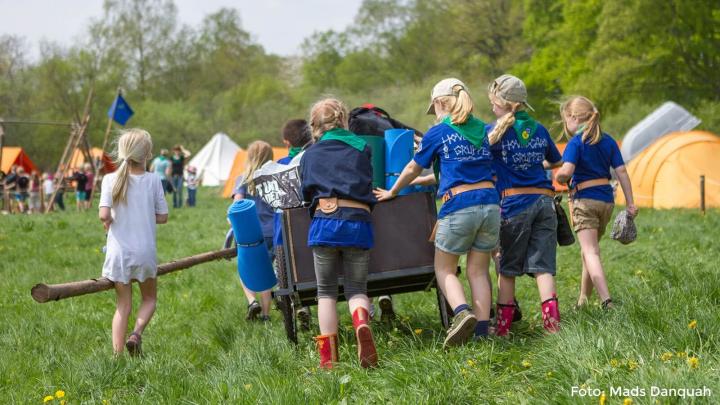 Minier ved Ølgodspejderne